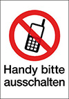 MAXI-Schild 'Handy bitte ausschalten'