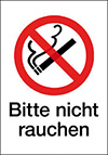 MAXI-Schild 'Bitte nicht rauchen'