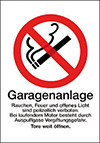 MAXI-Schild 'Garagenanlage'